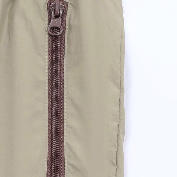 B.Sure Khaki Hooded Jacket And Shorts Set - Picture 3 of 4